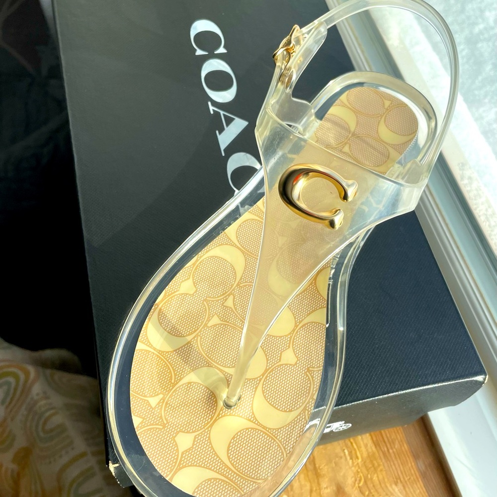 COACH sandals size 6!